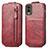 Funda de Cuero Flip para Nokia C210