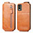 Funda de Cuero Flip para Nokia C32