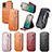 Funda de Cuero Flip para Nokia C32