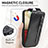 Funda de Cuero Flip para Samsung Galaxy M12