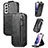 Funda de Cuero Flip para Samsung Galaxy S21 5G