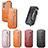 Funda de Cuero Flip para Samsung Galaxy S24 Plus 5G