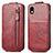 Funda de Cuero Flip para Sony Xperia Ace III SO-53C