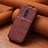 Funda de Cuero Flip S01D para Nokia C3