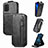 Funda de Cuero Flip S01D para Nokia G100