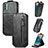 Funda de Cuero Flip S01D para Nokia G22