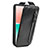 Funda de Cuero Flip S01D para Sharp Aquos R8s