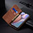 Funda de pano Cartera con Soporte B01S para Samsung Galaxy M01s