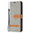 Funda de pano Cartera con Soporte para Apple iPhone 13 Pro Gris