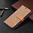 Funda de pano Cartera con Soporte para Apple iPhone 15 Pro Max Marron