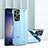 Funda Dura Plastico Rigida Carcasa Mate con Soporte ZL1 para Samsung Galaxy S22 Ultra 5G