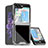 Funda Dura Plastico Rigida Carcasa Mate Frontal y Trasera 360 Grados QW1 para Samsung Galaxy Z Flip5 5G