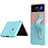 Funda Dura Plastico Rigida Carcasa Mate H01 para Samsung Galaxy Z Flip3 5G