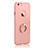 Funda Dura Plastico Rigida Mate con Anillo de dedo Soporte A02 para Apple iPhone 6 Rosa