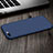 Funda Dura Plastico Rigida Mate con Anillo de dedo Soporte para Apple iPhone 7 Plus Azul