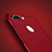 Funda Dura Plastico Rigida Mate con Anillo de dedo Soporte para Huawei Honor 8 Pro Rojo