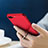 Funda Dura Plastico Rigida Mate con Anillo de dedo Soporte R02 para Apple iPhone X Rojo