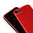 Funda Dura Plastico Rigida Mate M02 para Apple iPhone 7 Rojo