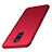 Funda Dura Plastico Rigida Mate M02 para Samsung Galaxy A9 Star Lite Rojo