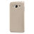 Funda Dura Plastico Rigida Mate M02 para Samsung Galaxy Amp Prime J320P J320M Oro