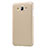 Funda Dura Plastico Rigida Mate M02 para Samsung Galaxy J7 SM-J700F J700H Oro