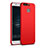 Funda Dura Plastico Rigida Mate M05 para Huawei P9 Rojo