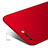 Funda Dura Plastico Rigida Mate M06 para Huawei Honor V10 Rojo