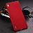 Funda Dura Plastico Rigida Mate para Huawei P7 Dual SIM Rojo