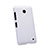 Funda Dura Plastico Rigida Mate para Nokia Lumia 630 Blanco