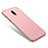 Funda Dura Plastico Rigida Mate para Samsung Galaxy J7 Plus Oro Rosa