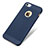 Funda Dura Plastico Rigida Perforada para Apple iPhone 5 Azul