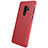 Funda Dura Plastico Rigida Perforada para Samsung Galaxy S9 Plus Rojo