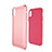 Funda Dura Plastico y Silicona Perforada para Apple iPhone Xs Rosa