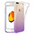 Funda Gel Ultrafina Transparente Gradiente para Apple iPhone 7 Plus Morado