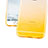 Funda Gel Ultrafina Transparente Gradiente Z01 para Apple iPhone 6 Plus Amarillo