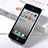 Funda Gel Ultrafina Transparente Mate para Apple iPhone 4 Blanco