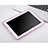 Funda Gel Ultrafina Transparente para Apple iPad 3 Rosa