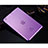 Funda Gel Ultrafina Transparente para Apple iPad Mini 3 Morado