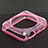 Funda Gel Ultrafina Transparente para Apple iWatch 3 42mm Rosa