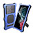 Funda Impermeable Bumper Silicona y Plastico Waterproof Carcasa 360 Grados con Soporte para Samsung Galaxy S23 Ultra 5G