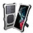 Funda Impermeable Bumper Silicona y Plastico Waterproof Carcasa 360 Grados con Soporte para Samsung Galaxy S23 Ultra 5G