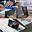 Funda Impermeable Bumper Silicona y Plastico Waterproof Carcasa 360 Grados con Soporte para Samsung Galaxy S23 Ultra 5G