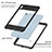 Funda Impermeable Bumper Silicona y Plastico Waterproof Carcasa 360 Grados para Apple iPad 10.9 (2022) Negro