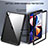 Funda Impermeable Bumper Silicona y Plastico Waterproof Carcasa 360 Grados para Apple iPad Pro 12.9 (2021) Negro