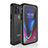 Funda Impermeable Bumper Silicona y Plastico Waterproof Carcasa 360 Grados W01 para Apple iPhone 11 Pro Max Negro