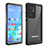 Funda Impermeable Bumper Silicona y Plastico Waterproof Carcasa 360 Grados W02 para Samsung Galaxy Note 20 Ultra 5G Negro