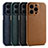 Funda Lujo Cuero Carcasa A06 para Apple iPhone 14 Pro