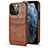 Funda Lujo Cuero Carcasa A14 para Apple iPhone 13 Pro