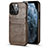 Funda Lujo Cuero Carcasa A14 para Apple iPhone 13 Pro