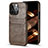 Funda Lujo Cuero Carcasa A14 para Apple iPhone 15 Pro Max